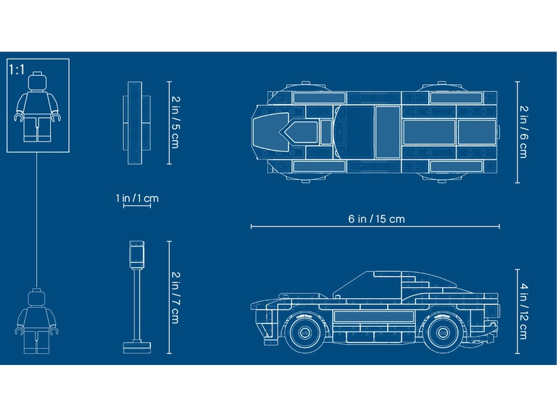 LEGO Speed Champions - 1968 Ford Mustang Fastback