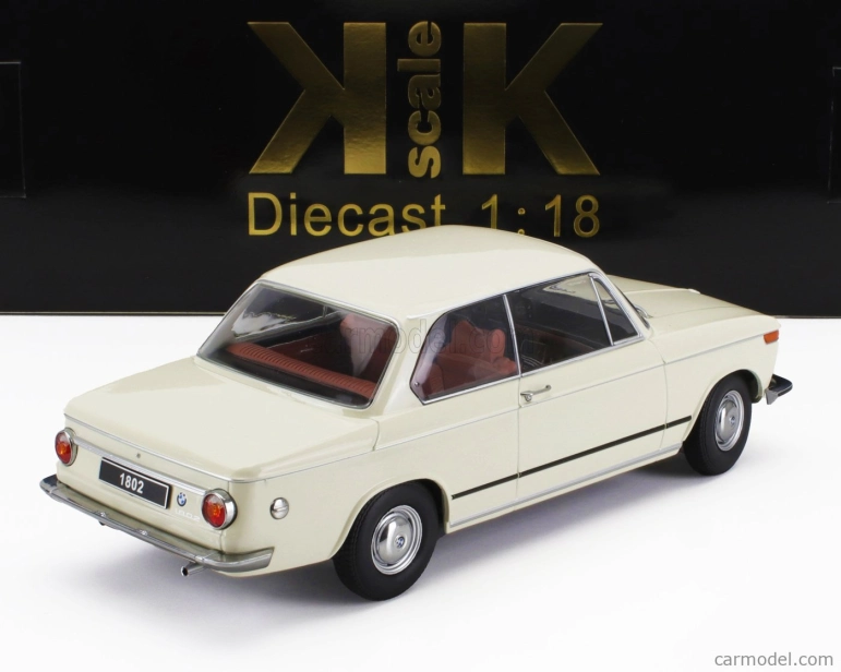 Kk-scale BMW 1802 radu 1 Facelift (restyling) 1971 1:18 Biela