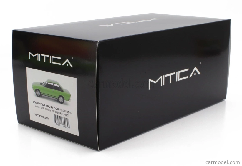 Mitica Fiat Fiat 124 Sport Coupe Serie-3 1974 1:18 Verde Brillante 374 Zelená