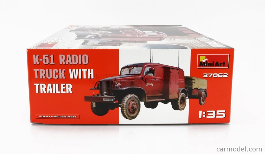 Miniart Chevrolet K-51 Radio Truck s prívesom Vojenský 1951 1:35 /