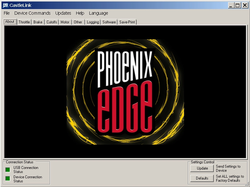 Ovládač hradu Phoenix Edge Lite 75