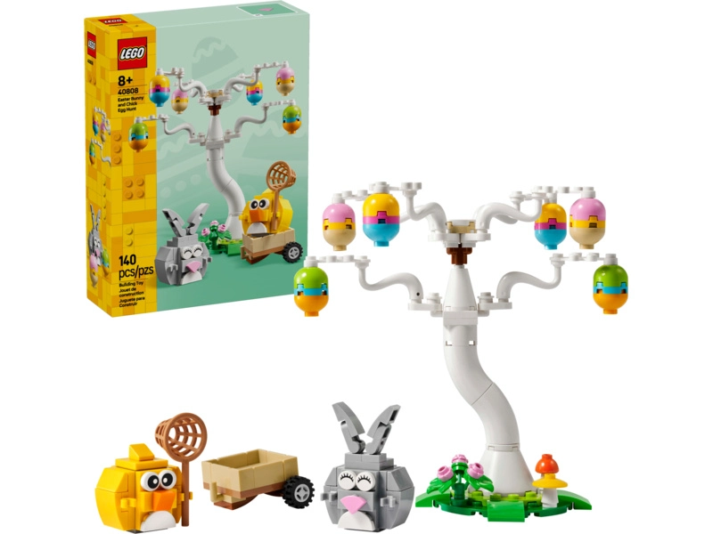 LEGO Iconic - Velikonoční zajíček, kuřátko a sběr vajíček