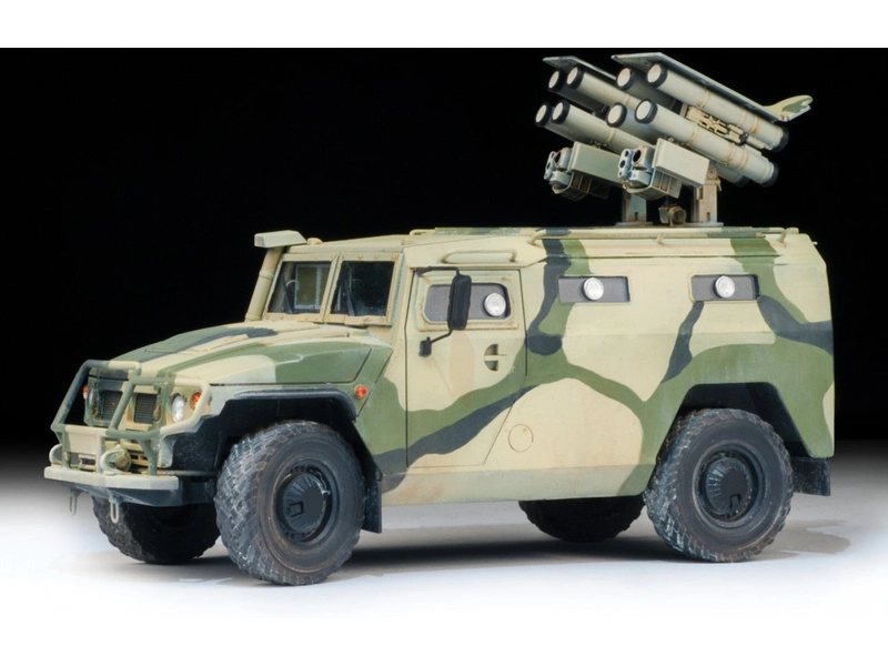 Zvezda GAZ 233014 s AT systémom Kornet D (1:35)