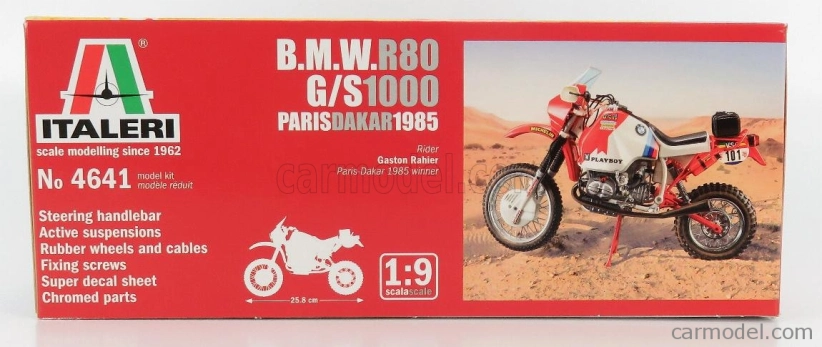 Italeri BMW R80 G/s 1000 Rally Paris Dakar 1985 1:9 /