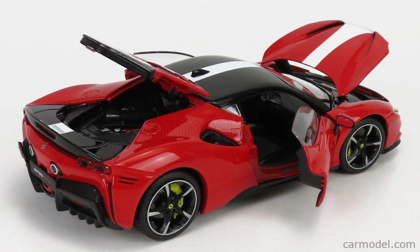 Bburago Signature Ferrari SF90 Stradale Assetto Fiorano 1:18 červená