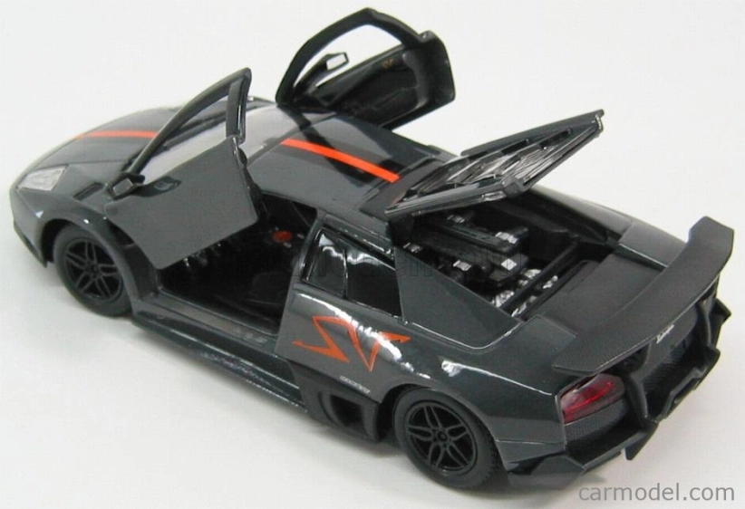 Bburago Lamborghini Murciélago LP 670-4 SV 1:24 China LE sivá metalíza