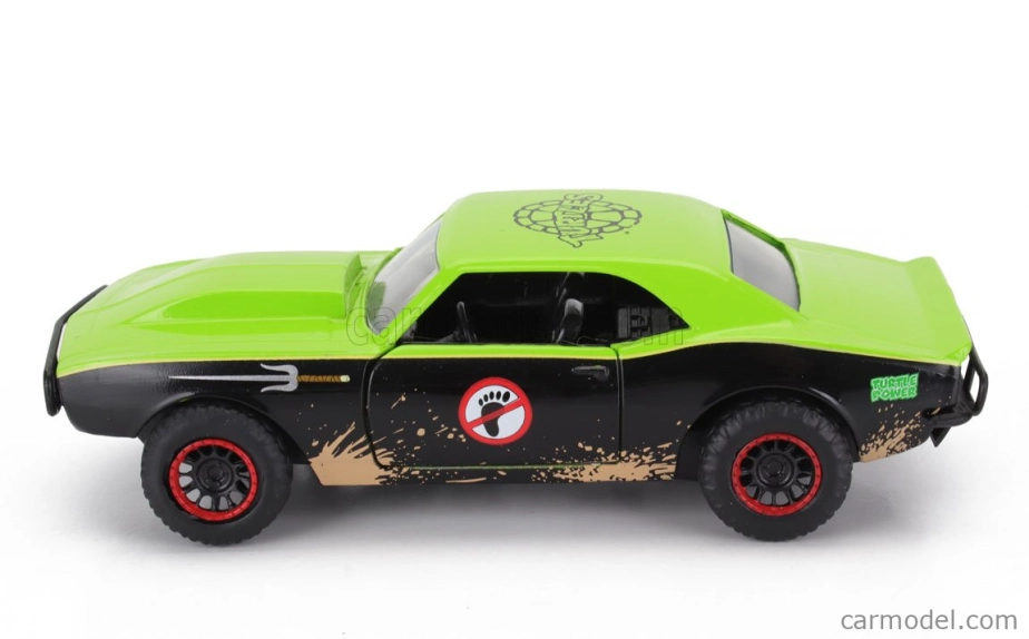 Jada Chevrolet Camaro 1967 - Ninja Turtles - Tartarughe Ninja 1:32 Černá Zelená