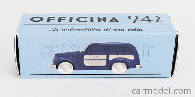 Officina-942 Fiat 500c Belvedere 1951 1:76 Modrá