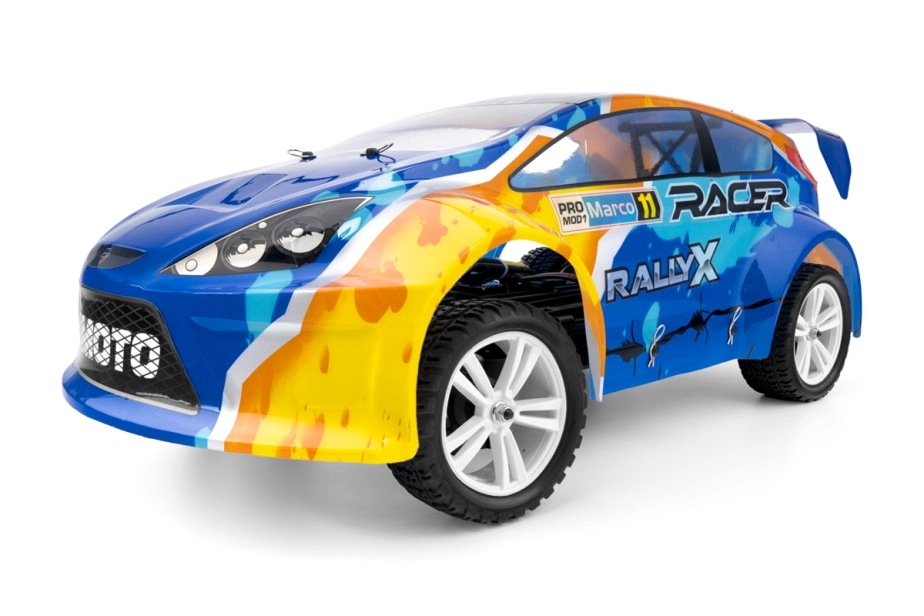 HiMOTO 1:10 Rally X 2,4 GHz RTR set, modrá