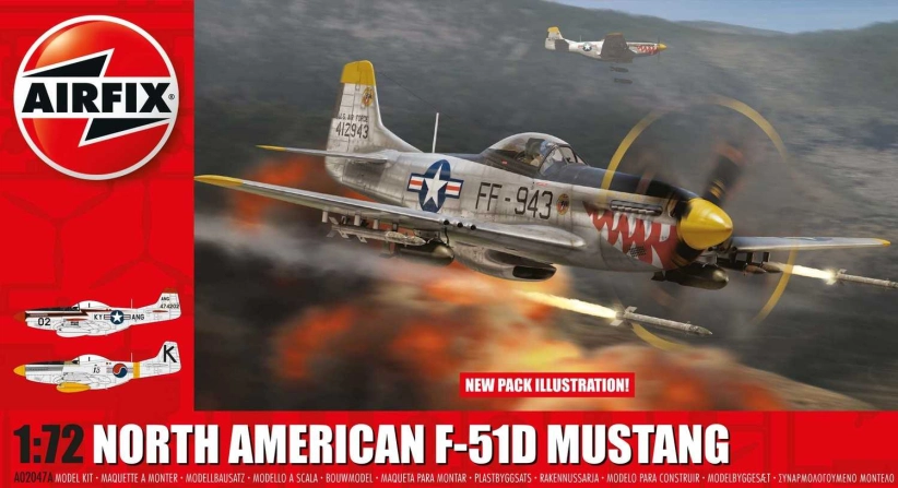 Classic Kit letadlo A02047A - North American F-51D Mustang (1:72)