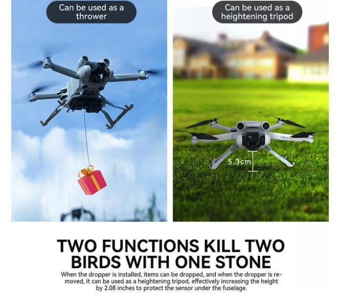 DJI MINI 3 Pro – závesný systém a podvozok
