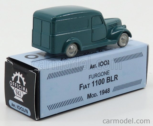 Officina-942 Fiat 1100 Blr Van 1:76 zelená