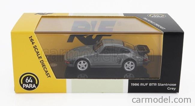 Paragon-models Porsche 911 930 Ruf Btr Slantnose Lhd 1986 1:64 Sivá