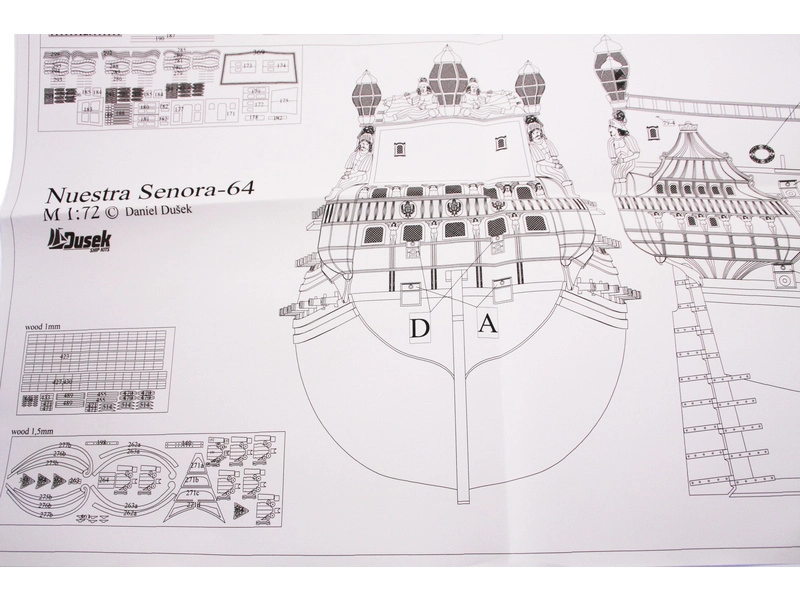 Dušek Nuestra Senora 1687 1:72 kit