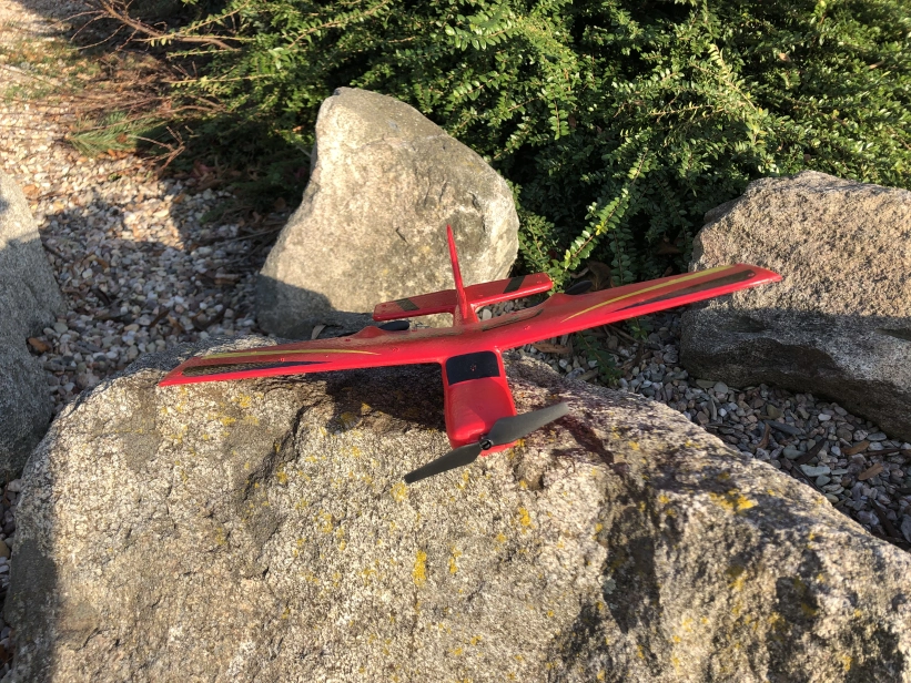 RC lietadlo Cessna Glider Z50, červená