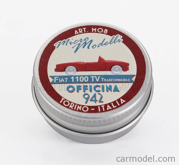 Officina-942 Fiat 1100/103 Trasformabile Cabriolet Open 1953 1:160 Červená