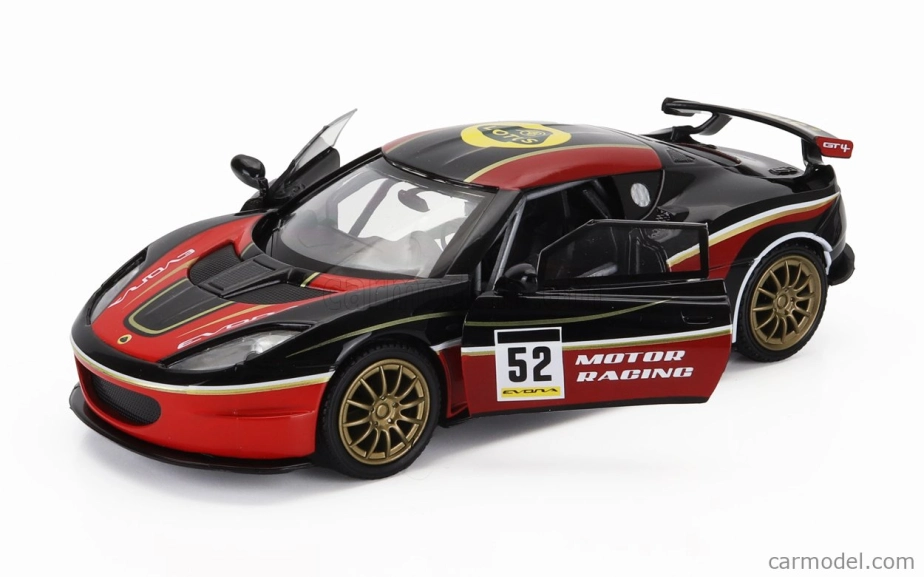 Motor-max Lotus Evora N 52 Racing 2009 1:24 Bílá Černá