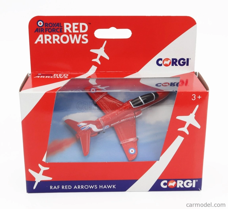Corgi Airplane Red Arrows Hawk Raf Royal Air Force  2019 1:100 Red