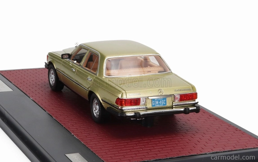 Matrix scale models Mercedes benz S-class 300sd Turbodiesel (w116) Usa Version 1977 1:43 Gold Met