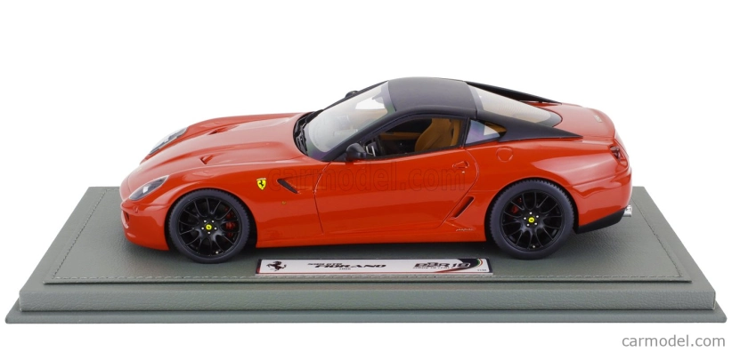Bbr-models Ferrari 599 Gtb Fiorano 2007 - F1 Gear Box - Cambio F1 - Con Vetrina - With Showcase 1:18 Rosso Corsa - Červená Černá