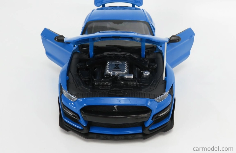 Maisto Ford USA Mustang Shelby Gt500 Coupe 2020 1:18 svetlomodrá