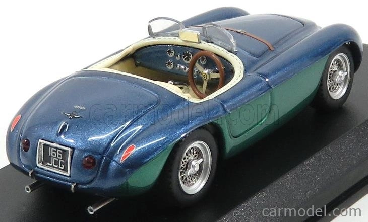 Art-model Ferrari 166mm Barchetta Ch.0064 Avvocato Gianni Agnelli Personal Car 1948 1:43 Blue