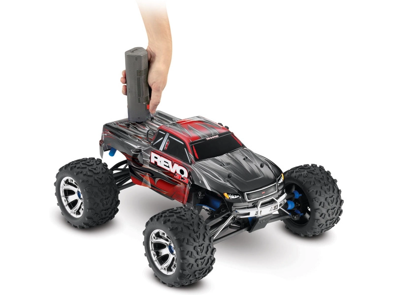RC auto Traxxas Nitro Revo 1:8 s BlueTooth RTR, modré