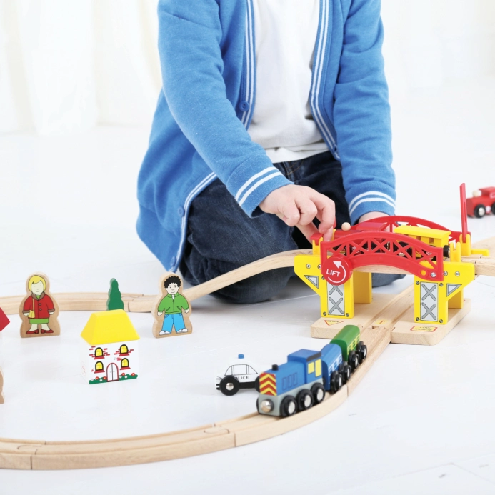 Bigjigs Rail Zvedací most - poškozený obal