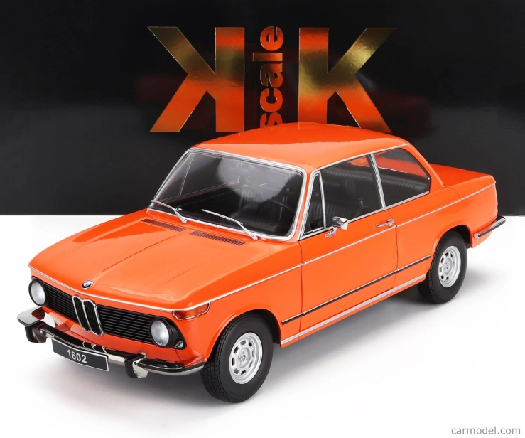 BMW 1602 radu 2 1974 v mierke 1:12 oranžová