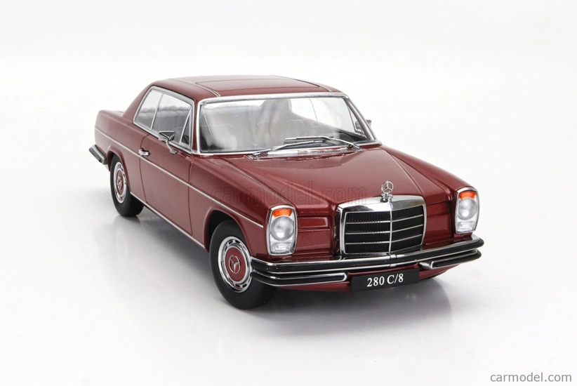 Kk-scale Mercedes benz 280c/8 (w114) Coupe 1969 1:18 Red Met