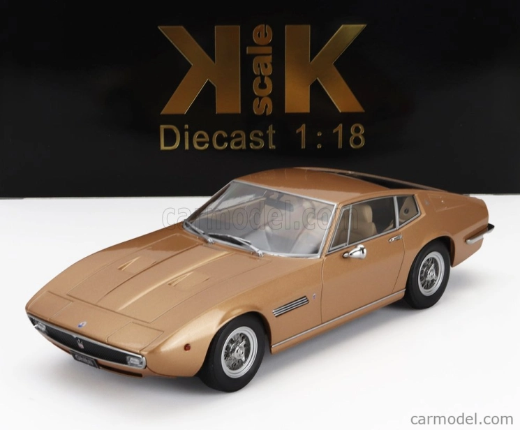 Kk-scale Maserati Ghibli Coupe 1969 1:18 Gold Met