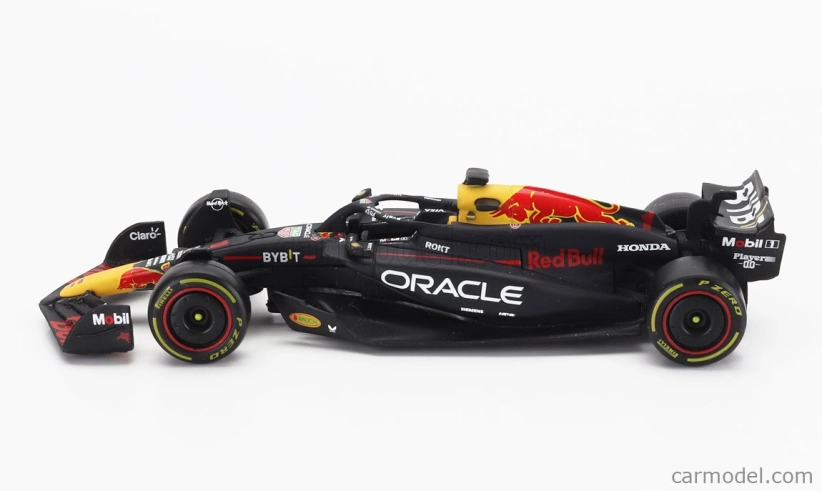 Bburago Red bull F1  Rb20 Team Oracle Red Bull Racing N 1 World Champion Season 2024 Max Verstappen 1:43 Modrá Žlutá Červená