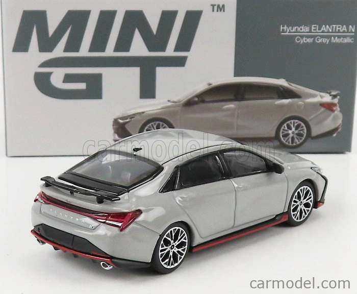 Truescale Hyundai Elantra N 2021 1:64 sivá