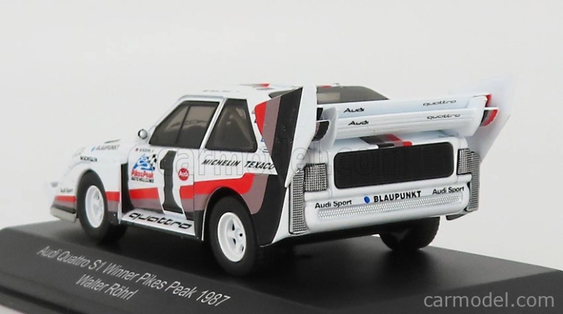 Cmr Audi Quattro Sport S1 E2 N 1 Winner Rally Pikes Peak Hill Climb 1987 W.rohrl 1:43 Žlutá Bílá Červená