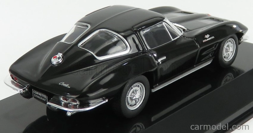 Edicola Chevrolet Corvette Stingray 1963 - Con Vetrina - S vitrínou 1:43 čierna