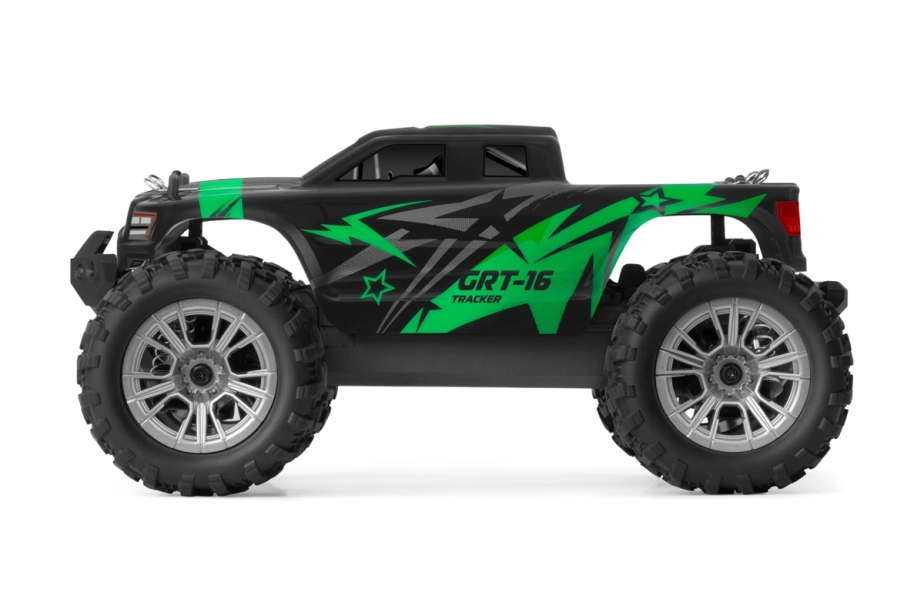 ROZBALENO - KAVAN GRT-16 Tracker RTR 4WD Monster Truck 1:16, zelená
