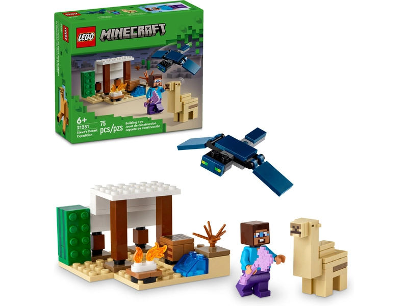 LEGO Minecraft - Steve a expedícia do púšte