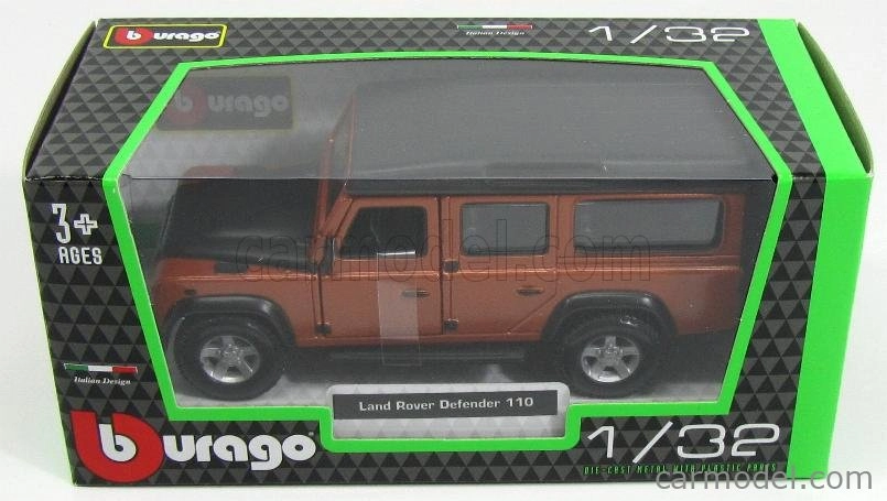 Bburago Land rover Land Defender 110 Station Wagon 1995 1:32 Měděná Černá