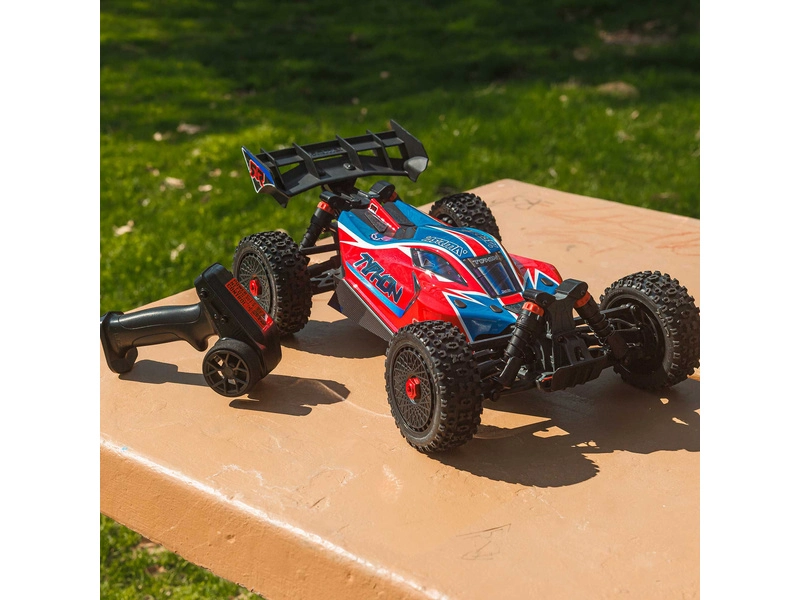 RC auto Arrma Typhon Mega 665 1:8 4WD RTR, červená