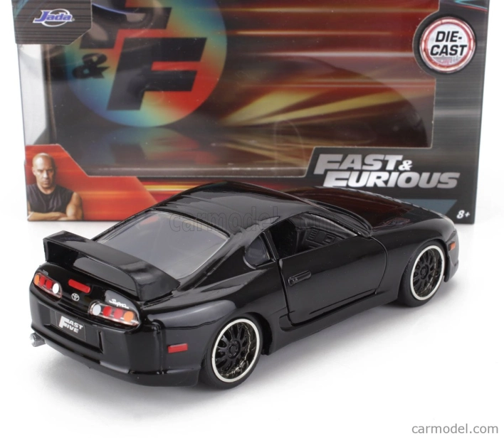 Jada Toyota Brian's - Paul Walker - Brian O'conner - Supra 1995 - Fast & Furious 1:32 Black