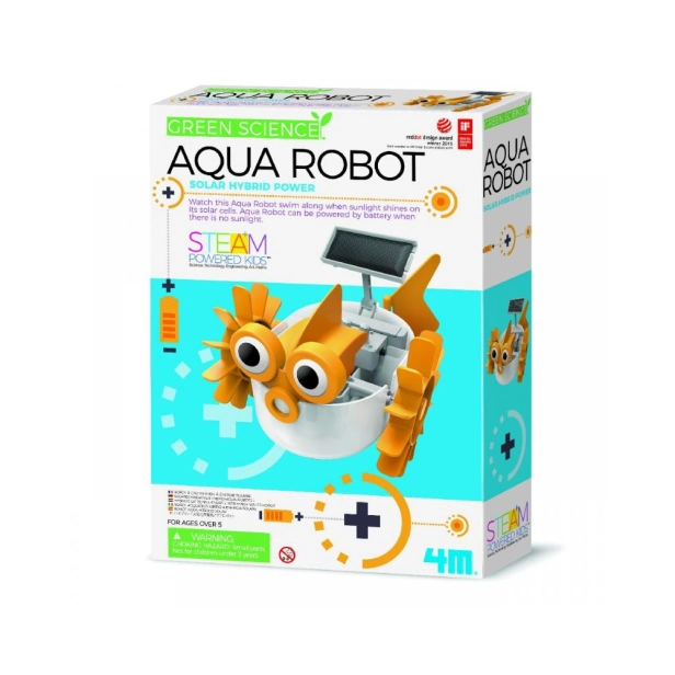 Solárna stavebnica – vodný robot