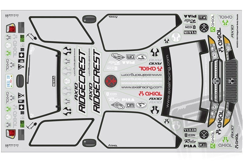 Karoséria AX10 číra Ridgecrest