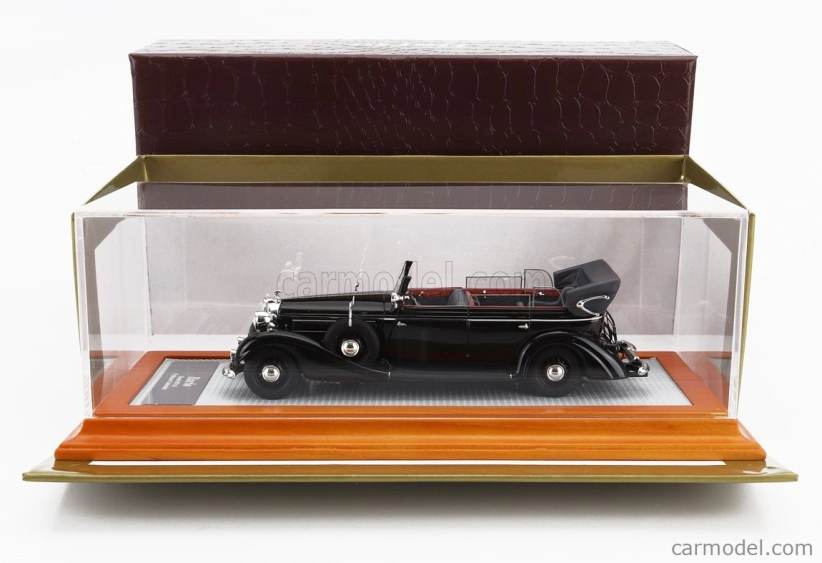 Ilario-model Horch 951a Pullman Original Car Cabriolet Open 1937 1:43 Black