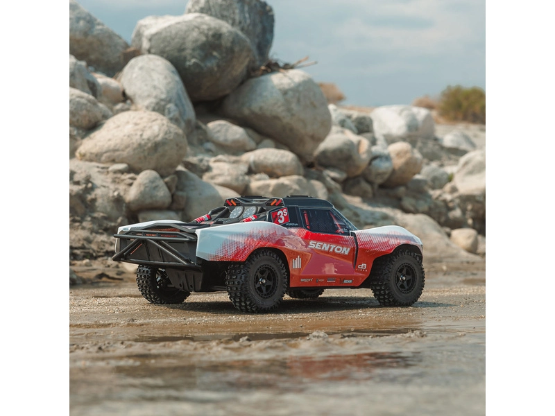 RC auto Arrma Senton 223S BLX 4WD 1:10 RTR DSC, červené