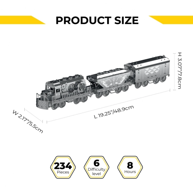 Oceľová stavebnica Heavy Loco