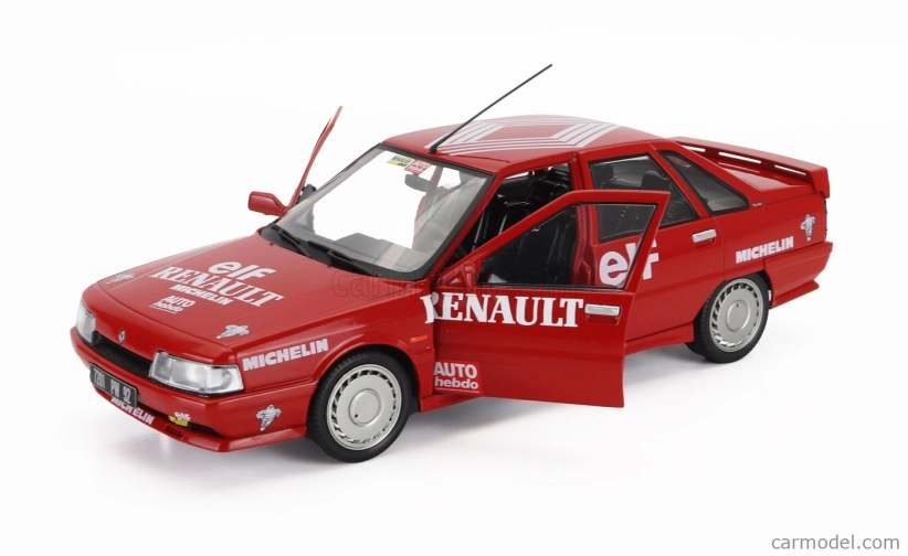 Solido Renault R21 Mki Turbo Rýchlostný rekord Vitesse Sur Glace 1988 - rekord na ľade 1:18 Červená