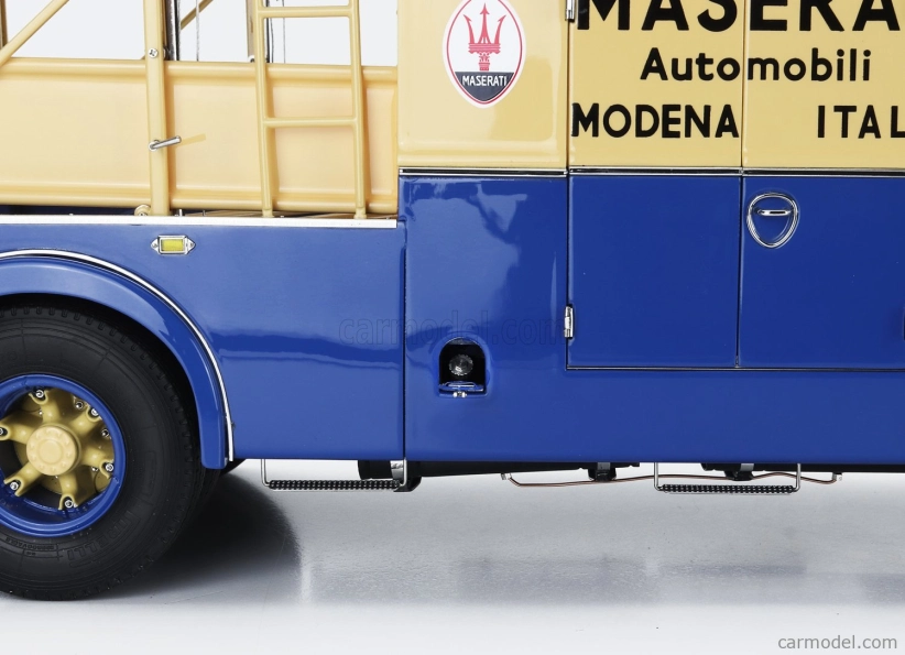 Cmc Fiat 642rn2 Nákladné auto Bartoletti Maserati Car Transporter 1957 1:18 Modrá žltá