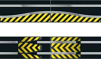 Rozšírenie trate SCALEXTRIC C8194 – Jump and Side Swipe Accessory Pack