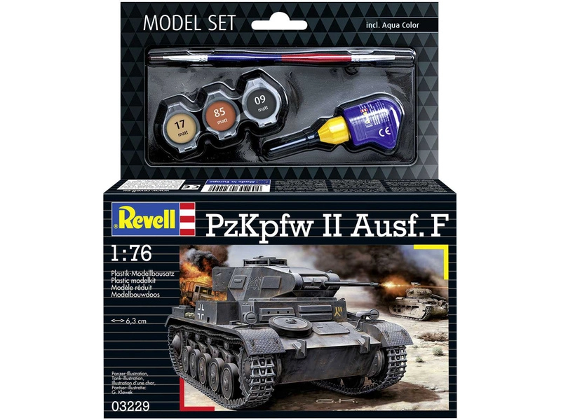 Revell PzKpfw II Ausf. F (1:76) (súprava)