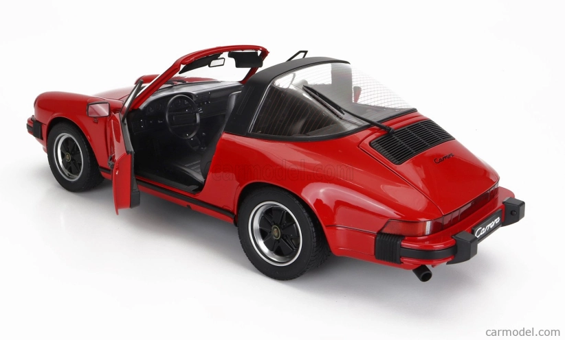 Schuco Porsche 911 3.2 Carrera Targa Cabriolet 1989 1:12 Red